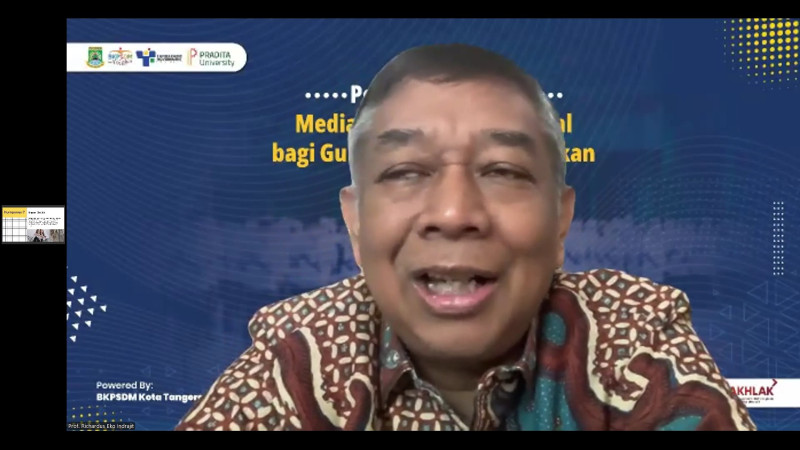 BKPSDM Kota Tangerang Bersinergi dengan Pradita University Gelar Pelatihan Media Pembelajaran Digital untuk Guru