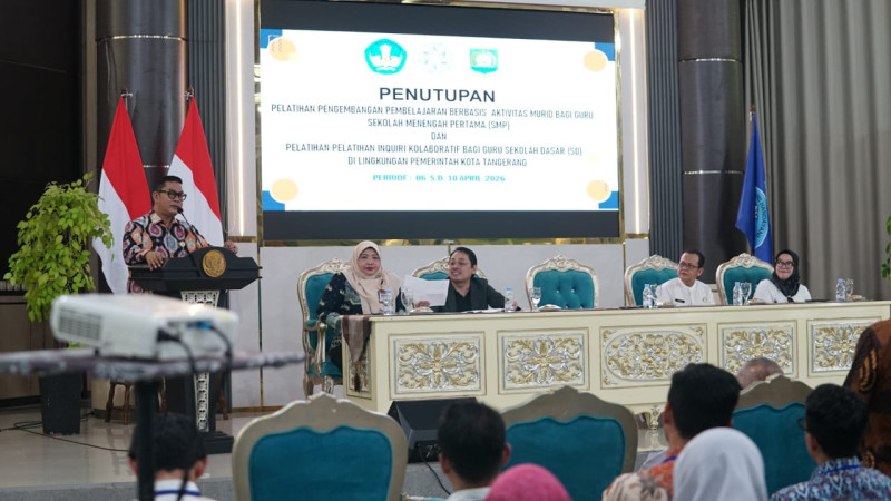 Tutup Pelatihan, Maryono Ajak Guru Maksimalkan Potensi dan Bakat Siswa