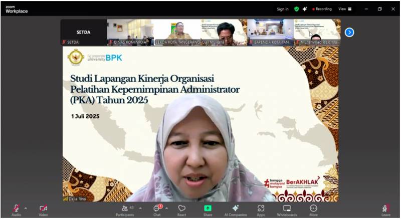BPK RI Pilih Pemkot Tangerang Jadi Lokus Stula, Sekda: Forum Belajar dan Berbagi Praktik Inovatif