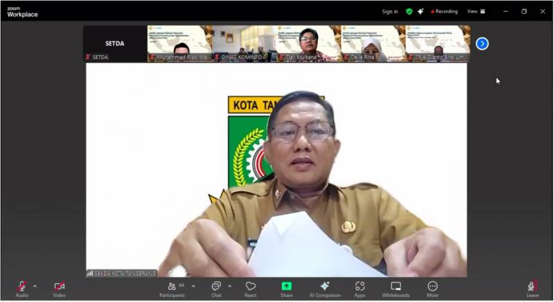 BPK RI Pilih Pemkot Tangerang Jadi Lokus Stula, Sekda: Forum Belajar dan Berbagi Praktik Inovatif