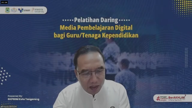 BKPSDM Kota Tangerang Bersinergi dengan Pradita University Gelar Pelatihan Media Pembelajaran Digital untuk Guru