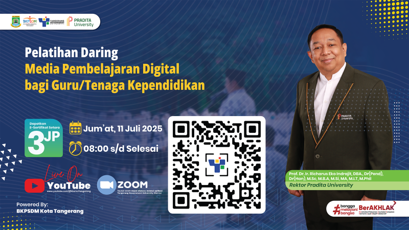 BKPSDM Kota Tangerang Bersinergi dengan Pradita University Gelar Pelatihan Media Pembelajaran Digital untuk Guru